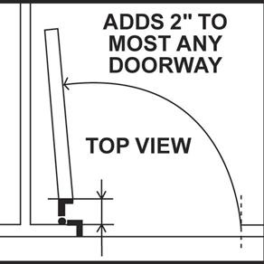 Expandable Door Hinge